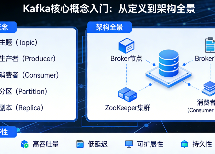 Kafka核心概念入门：从定义到架构全景
