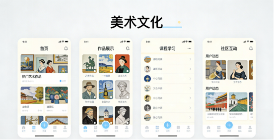 美术文化小程序：一站式聚合艺术赛事与学习，让成长之路更专注
